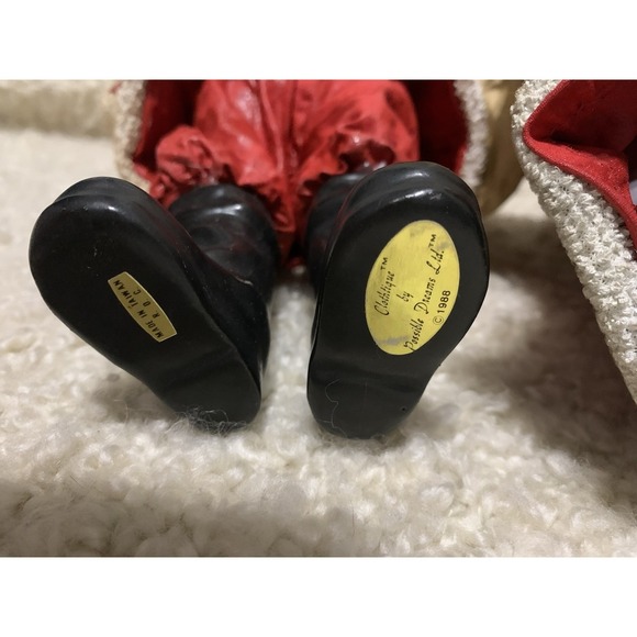 1990 Clothtique Possible Dreams 10" Mrs. Claus And Santa Set Of 2 Vintage - Picture 7 of 8